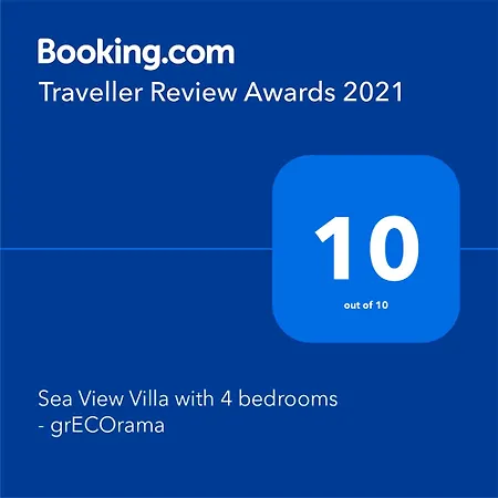 Sea View With 4 Bedrooms - Grecorama Villa Monodhéndrion