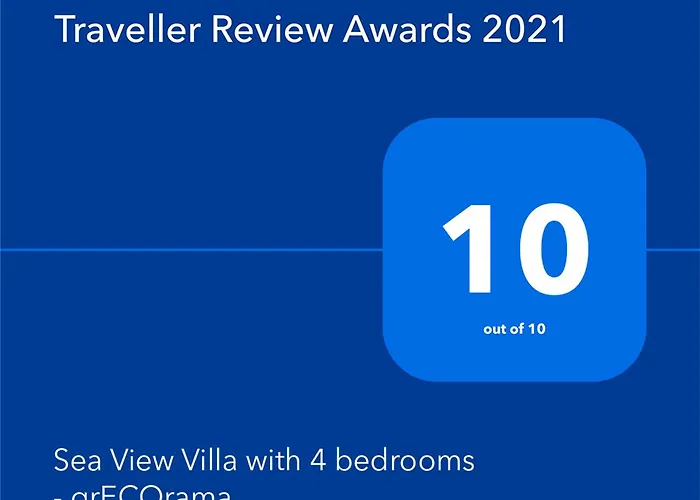 Sea View With 4 Bedrooms - Grecorama Vila Monodhéndrion