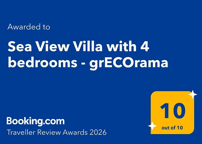 Sea View With 4 Bedrooms - Grecorama * Monodhéndrion